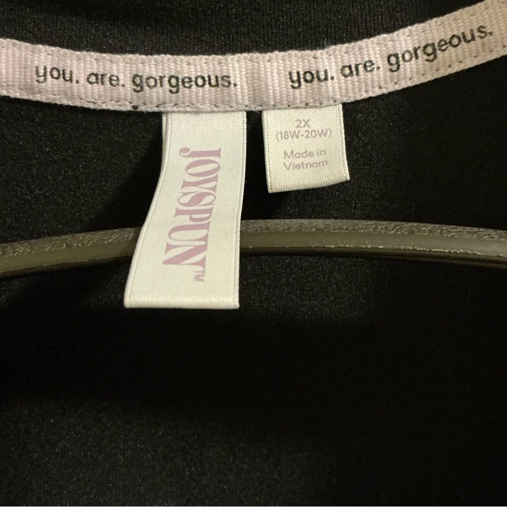 Women's Black Pajama / Loungewear Set with Lavender colored Trim - Picture 7 of 14